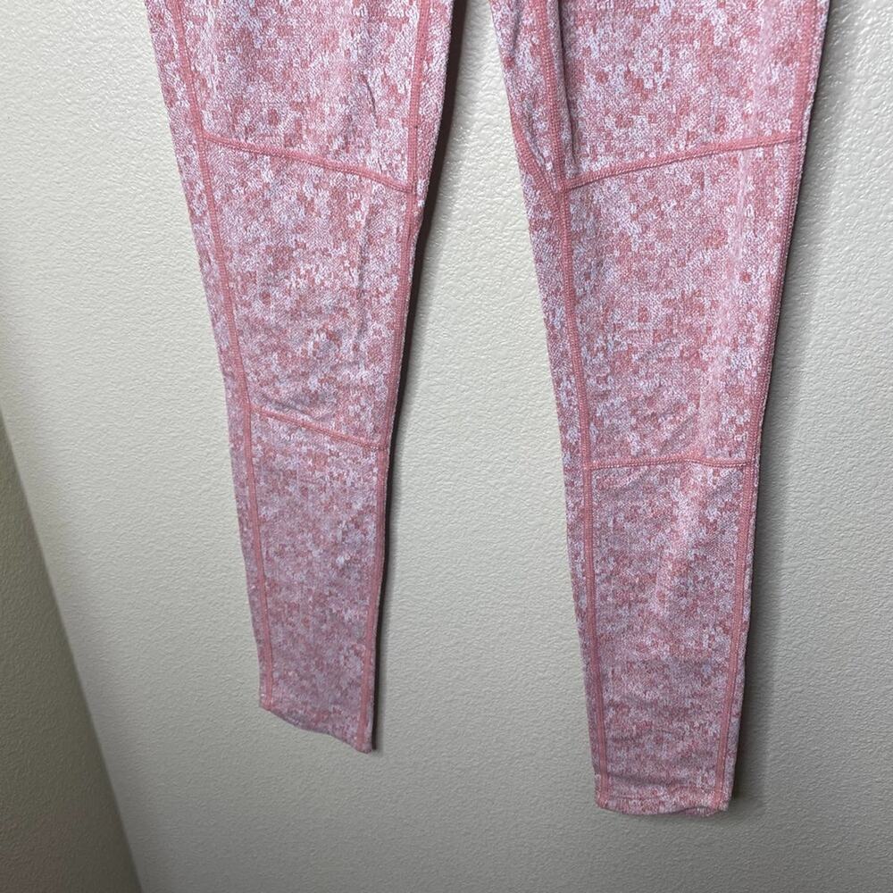 Gymshark Fleur Moroccan Brick Marl Texture Leggings With Side Pocket Sz M - Picture 5 of 9